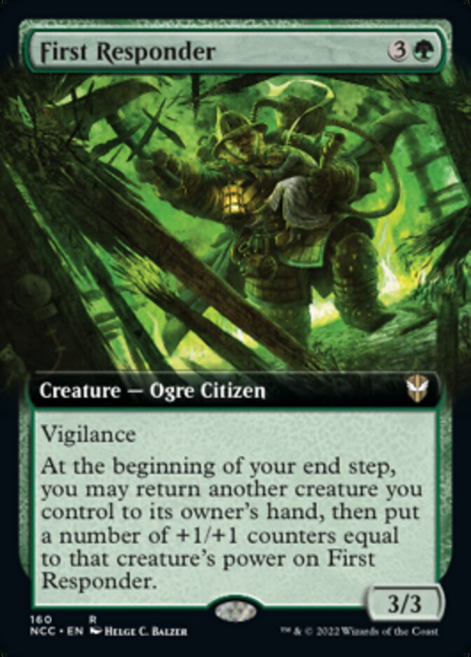 First Responder (Extended Art) [Streets of New Capenna Commander] | Clutch Gaming