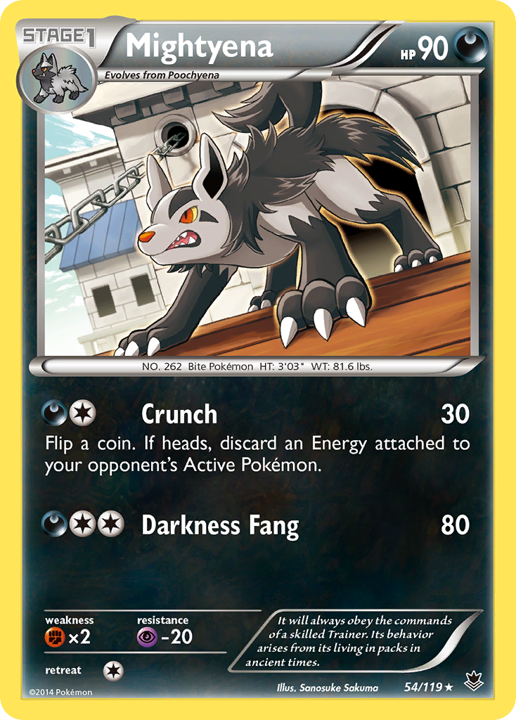 Mightyena (54/119) [XY: Phantom Forces] | Clutch Gaming