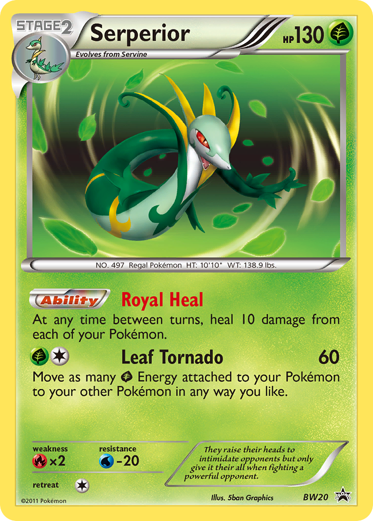 Serperior (BW20) [Black & White: Black Star Promos] | Clutch Gaming