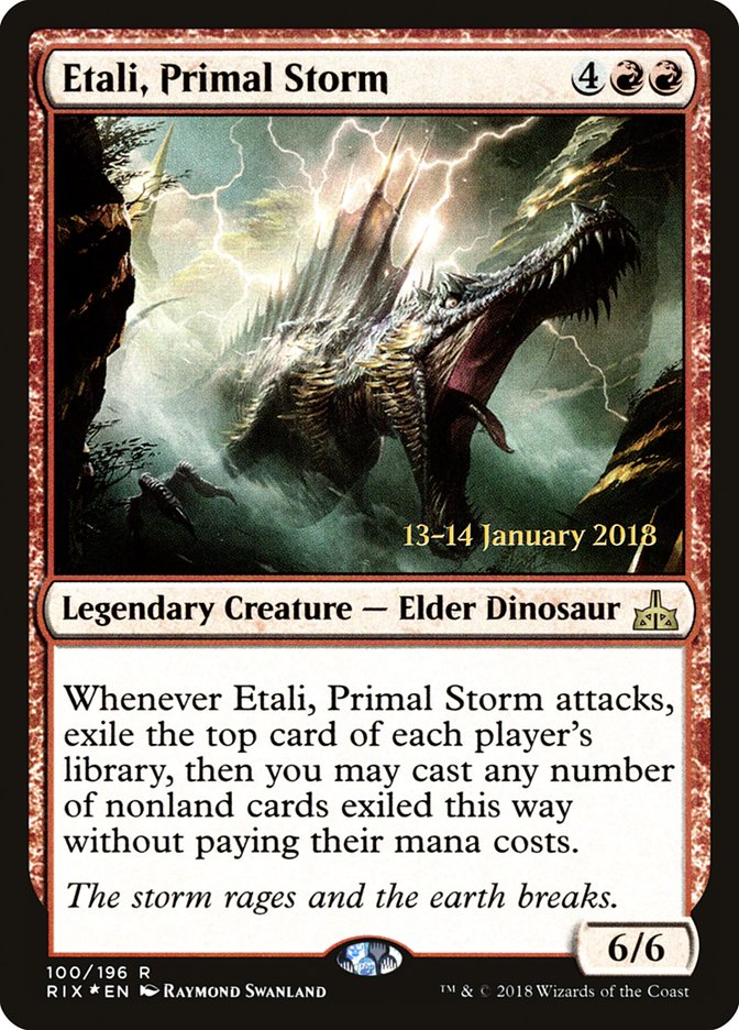 Etali, Primal Storm [Rivals of Ixalan Prerelease Promos] | Clutch Gaming