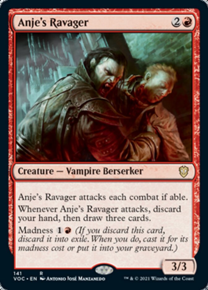 Anje's Ravager [Innistrad: Crimson Vow Commander] | Clutch Gaming