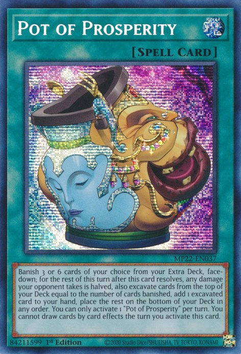 Pot of Prosperity [MP22-EN037] Prismatic Secret Rare | Clutch Gaming