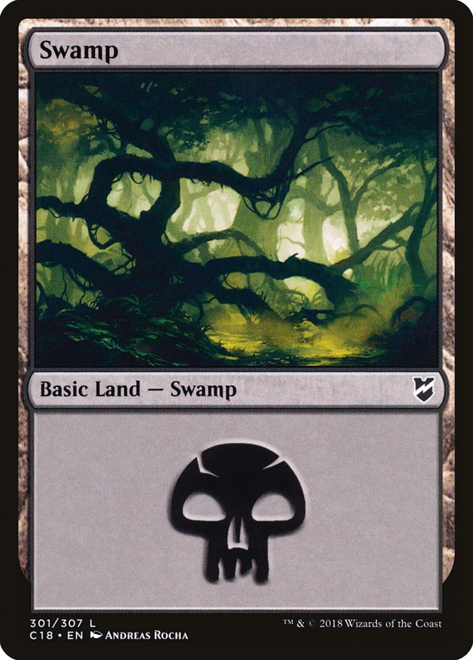 Swamp (301) [Commander 2018] | Clutch Gaming