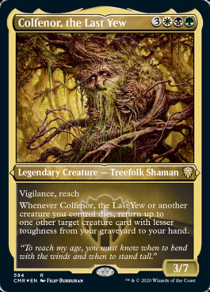 Colfenor, the Last Yew (Etched) [Commander Legends] | Clutch Gaming