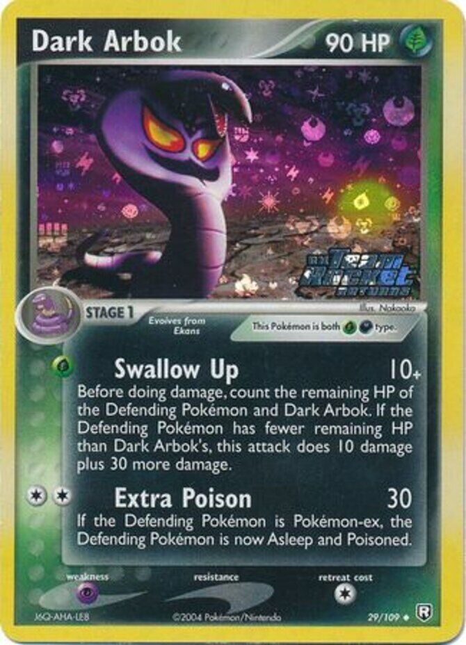 Dark Arbok (29/109) (Stamped) [EX: Team Rocket Returns] | Clutch Gaming