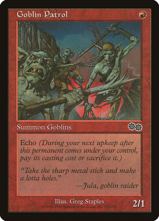 Goblin Patrol [Urza's Saga] | Clutch Gaming