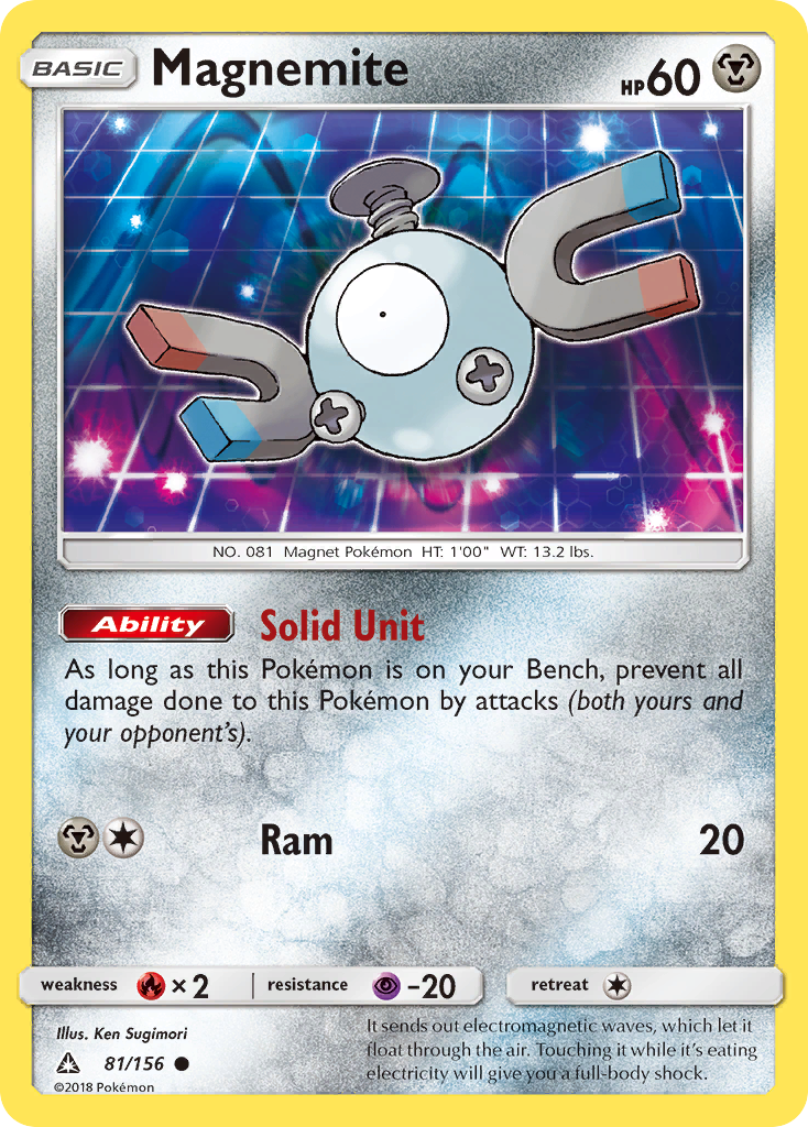 Magnemite (81/156) [Sun & Moon: Ultra Prism] | Clutch Gaming