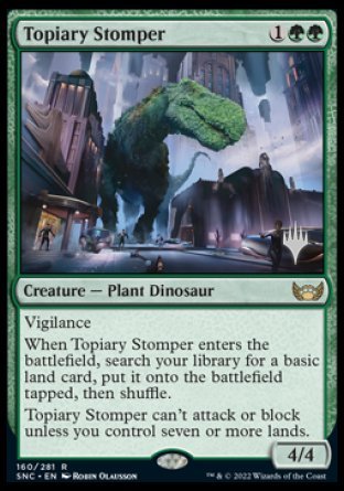 Topiary Stomper (Promo Pack) [Streets of New Capenna Promos] | Clutch Gaming