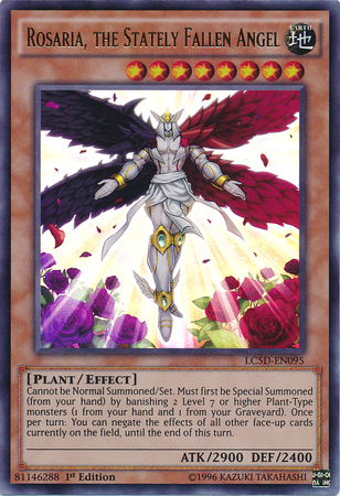 Rosaria, the Stately Fallen Angel [LC5D-EN095] Ultra Rare | Clutch Gaming