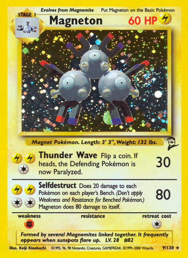 Magneton (9/130) [Base Set 2] | Clutch Gaming