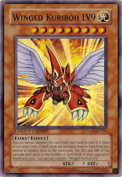 Winged Kuriboh LV9 [YG03-EN001] Ultra Rare | Clutch Gaming