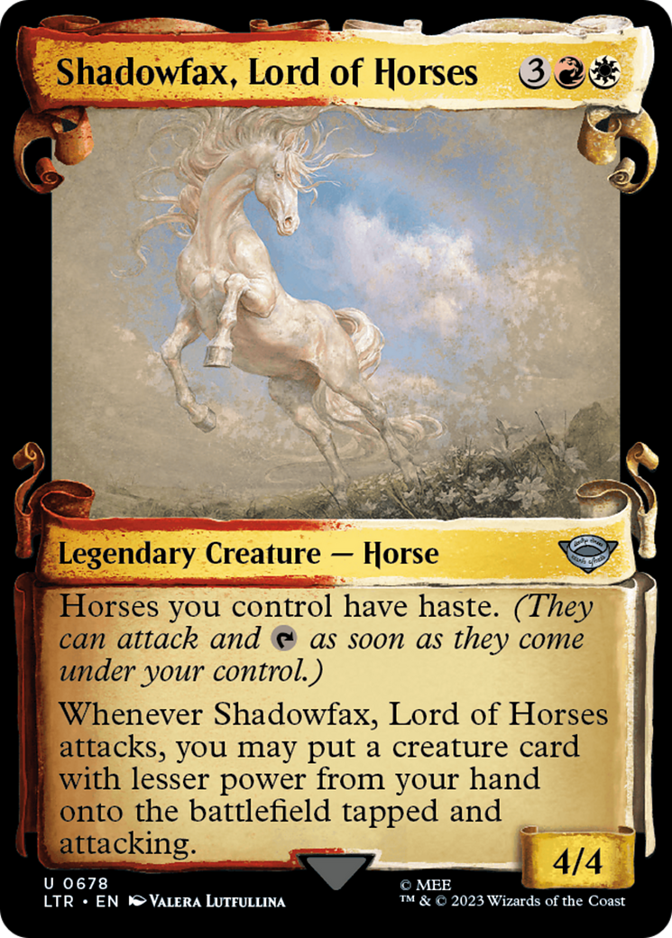 Shadowfax, Lord of Horses [The Lord of the Rings: Tales of Middle-Earth Showcase Scrolls] | Clutch Gaming