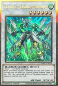 Stardust Charge Warrior [MAGO-EN029] Gold Rare | Clutch Gaming