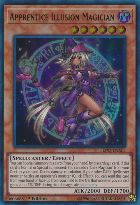 Apprentice Illusion Magician [LEDD-ENA03] Ultra Rare | Clutch Gaming