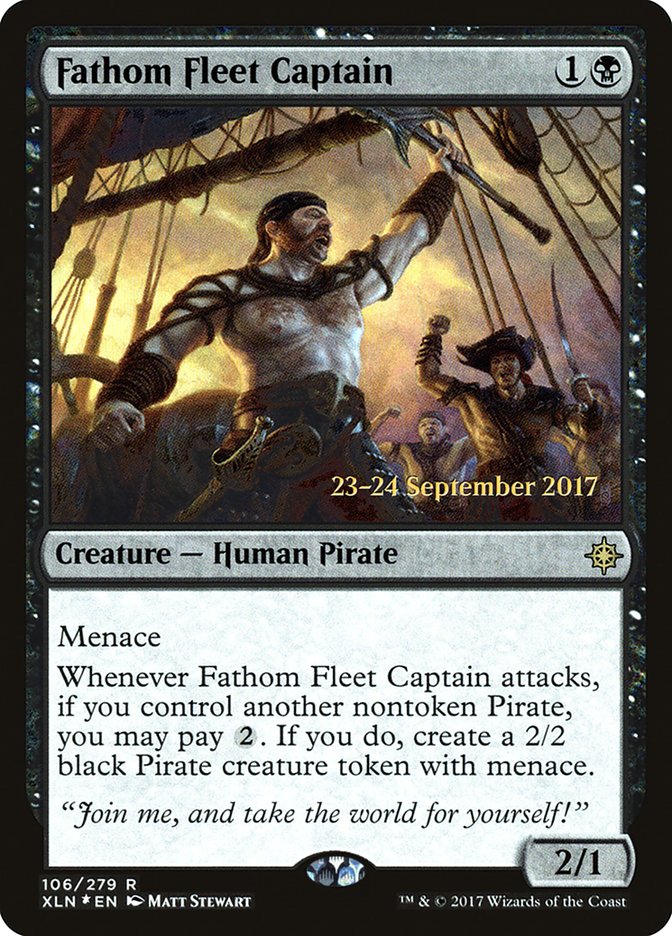 Fathom Fleet Captain [Ixalan Prerelease Promos] | Clutch Gaming