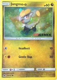 Jangmo-o (75/111) (Cosmos Holo) (EB Games Promo) [Sun & Moon: Crimson Invasion] | Clutch Gaming