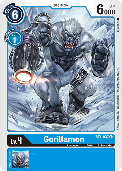 Gorillamon [BT1-037] [Release Special Booster Ver.1.0] | Clutch Gaming