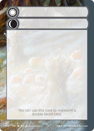 Helper Card (6/9) [Innistrad: Midnight Hunt Tokens] | Clutch Gaming