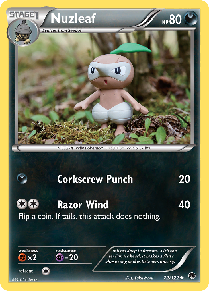 Nuzleaf (72/122) [XY: BREAKpoint] | Clutch Gaming