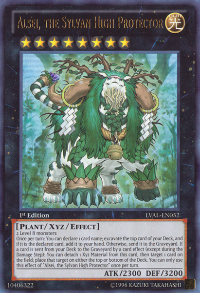 Alsei, the Sylvan High Protector [LVAL-EN052] Ultra Rare | Clutch Gaming