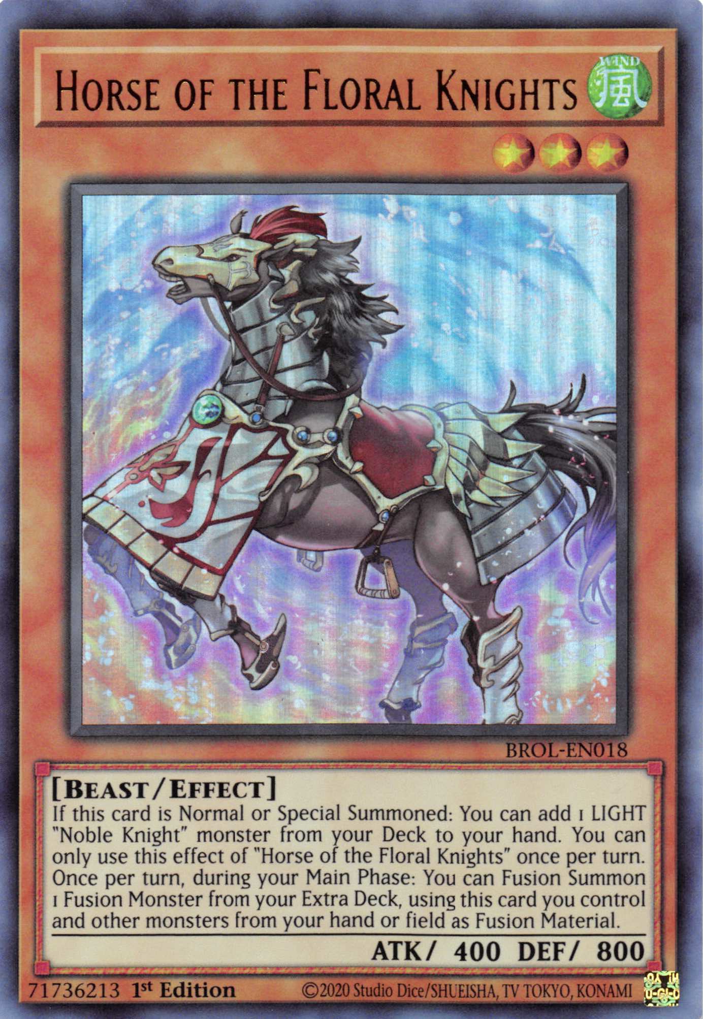 Horse of the Floral Knights [BROL-EN018] Ultra Rare | Clutch Gaming