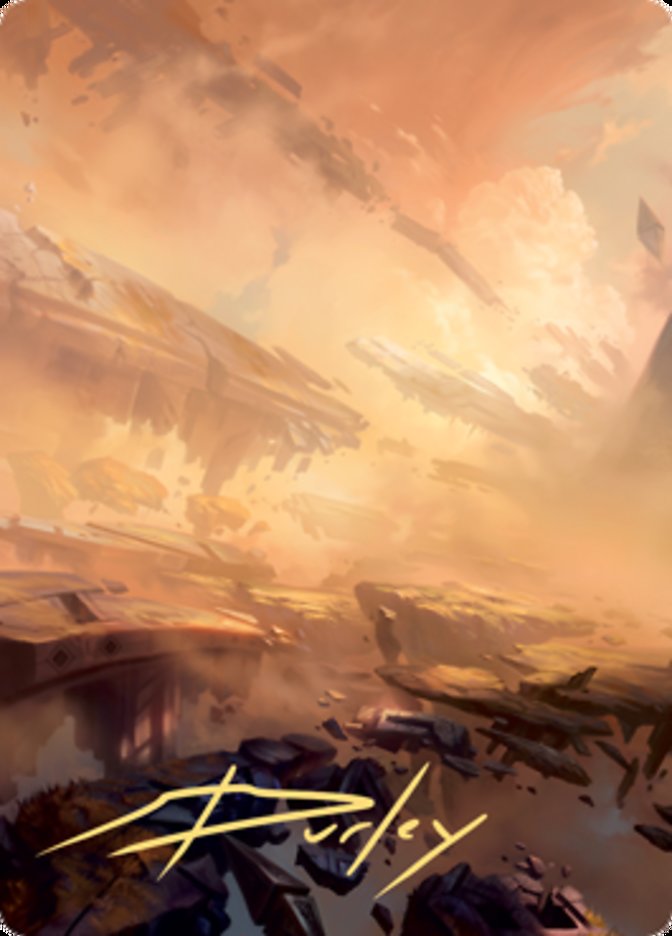 Plains 1 Art Card (Gold-Stamped Signature) [Zendikar Rising Art Series] | Clutch Gaming