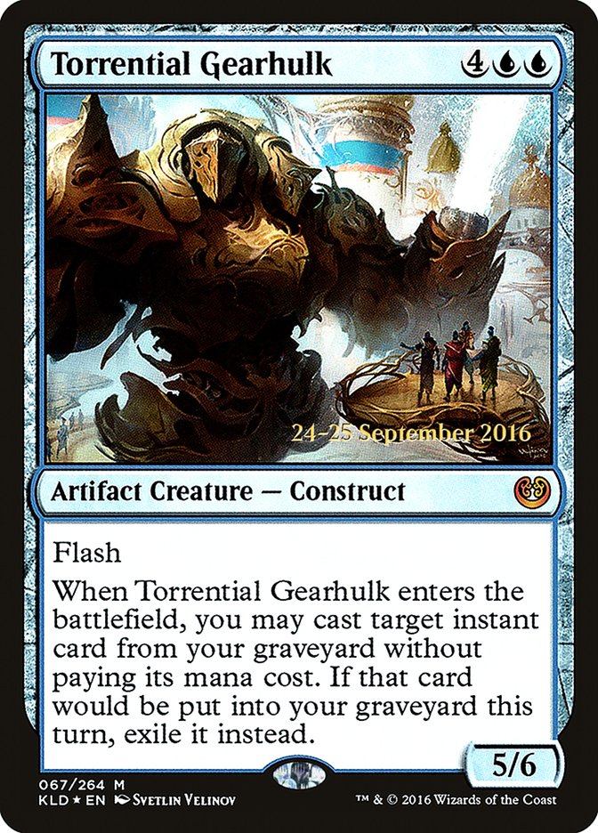 Torrential Gearhulk [Kaladesh Prerelease Promos] | Clutch Gaming