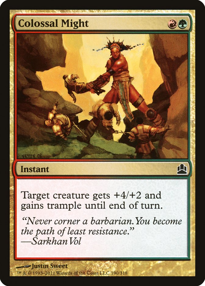 Colossal Might [Commander 2011] | Clutch Gaming