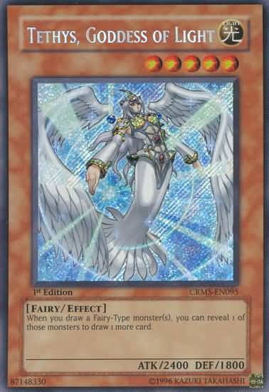 Tethys, Goddess of Light [CRMS-EN095] Secret Rare | Clutch Gaming