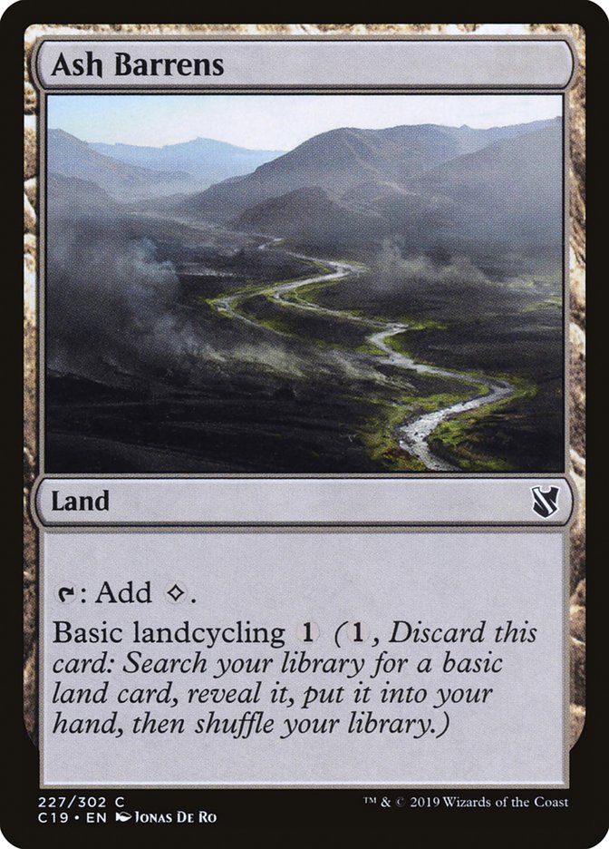 Ash Barrens [Commander 2019] | Clutch Gaming