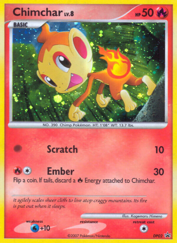 Chimchar (DP02) [Diamond & Pearl: Black Star Promos] | Clutch Gaming