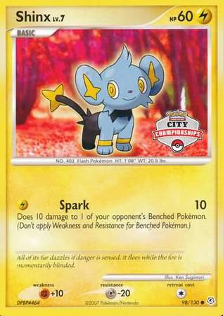 Shinx (98/130) (City Championships Promo) [Nintendo: Black Star Promos] | Clutch Gaming