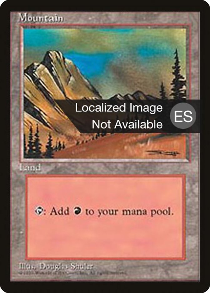 Mountain (C) [Fourth Edition (Foreign Black Border)] | Clutch Gaming