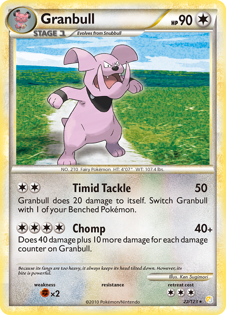 Granbull (22/123) [HeartGold & SoulSilver: Base Set] | Clutch Gaming