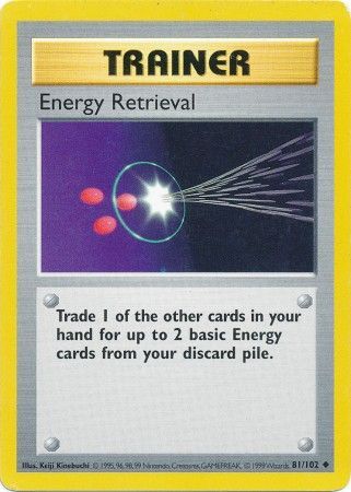 Energy Retrieval (81/102) [Base Set Shadowless Unlimited] | Clutch Gaming