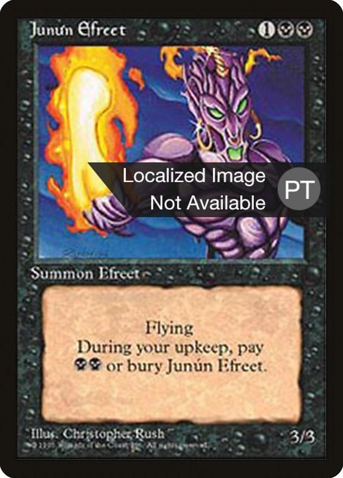 Junun Efreet [Fourth Edition (Foreign Black Border)] | Clutch Gaming