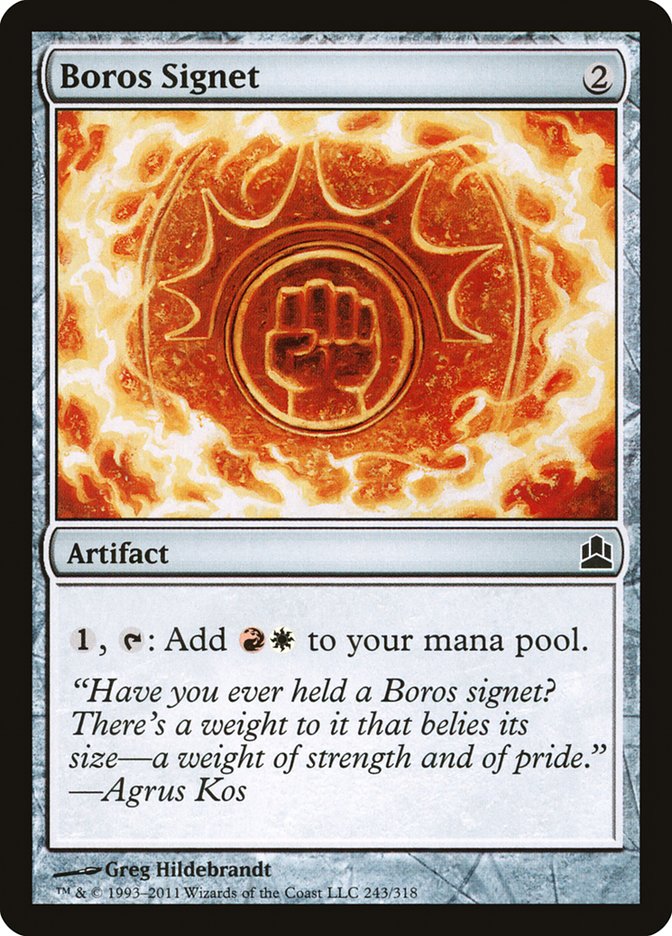 Boros Signet [Commander 2011] | Clutch Gaming