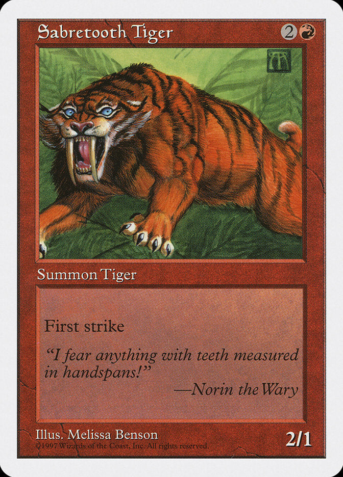 Sabretooth Tiger [Fifth Edition] | Clutch Gaming