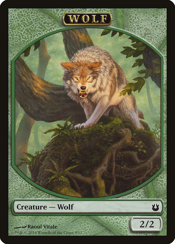 Wolf Token [Born of the Gods Tokens] | Clutch Gaming