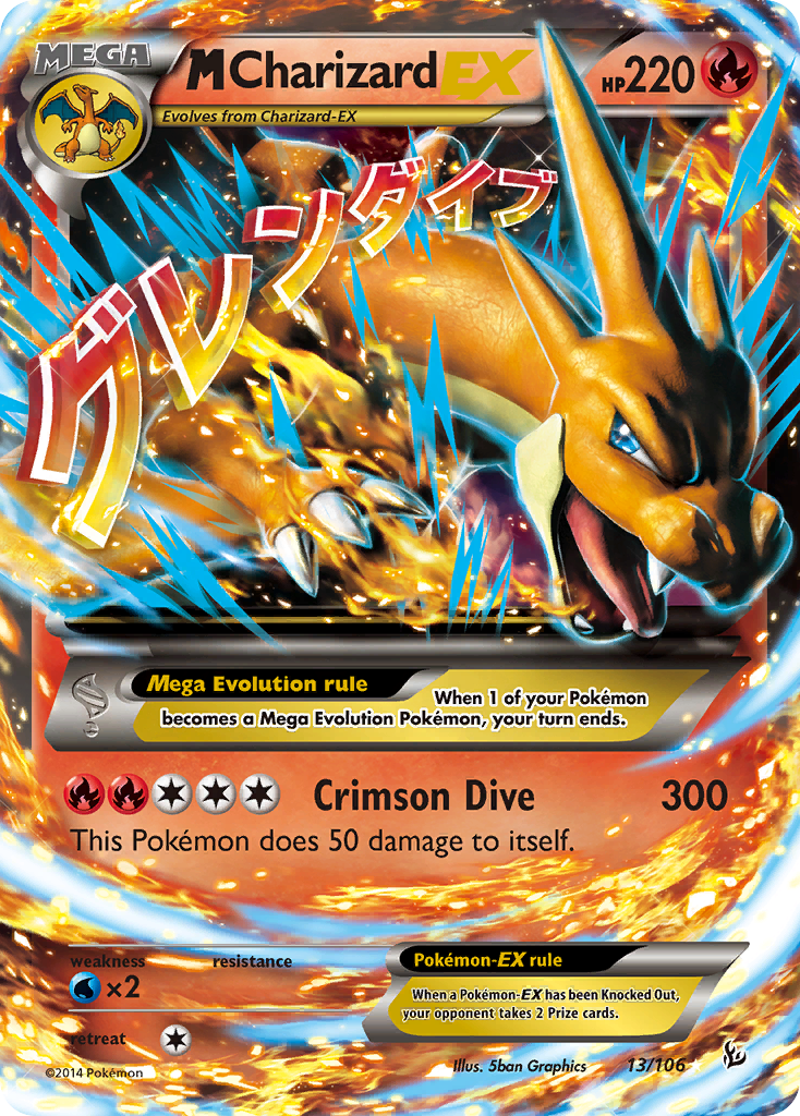 M Charizard EX (13/106) [XY: Flashfire] | Clutch Gaming