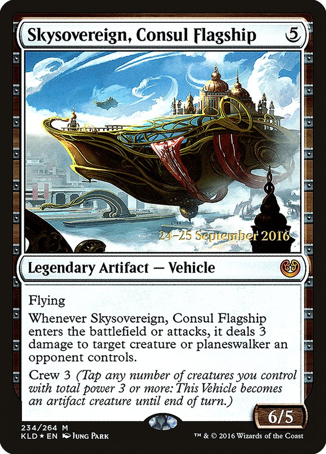 Skysovereign, Consul Flagship [Kaladesh Prerelease Promos] | Clutch Gaming