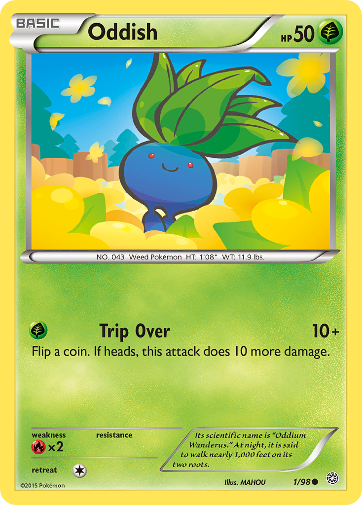 Oddish (1/98) [XY: Ancient Origins] | Clutch Gaming