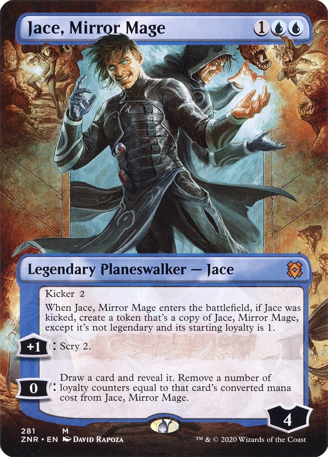 Jace, Mirror Mage (Borderless) [Zendikar Rising] | Clutch Gaming