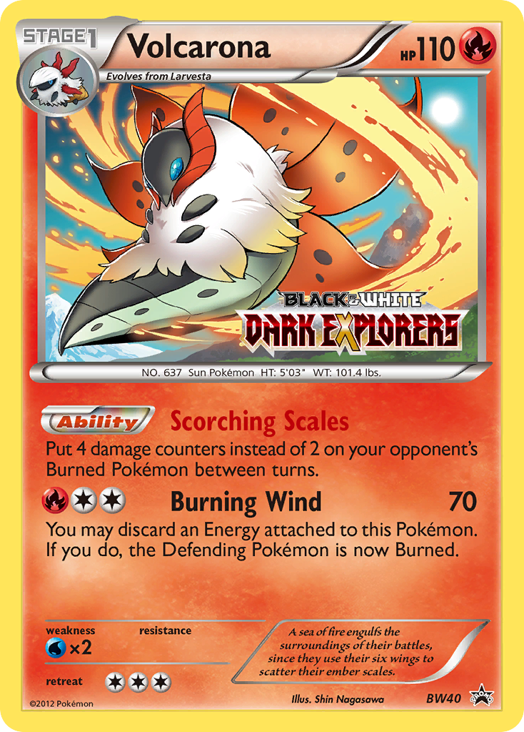 Volcarona (BW40) [Black & White: Black Star Promos] | Clutch Gaming