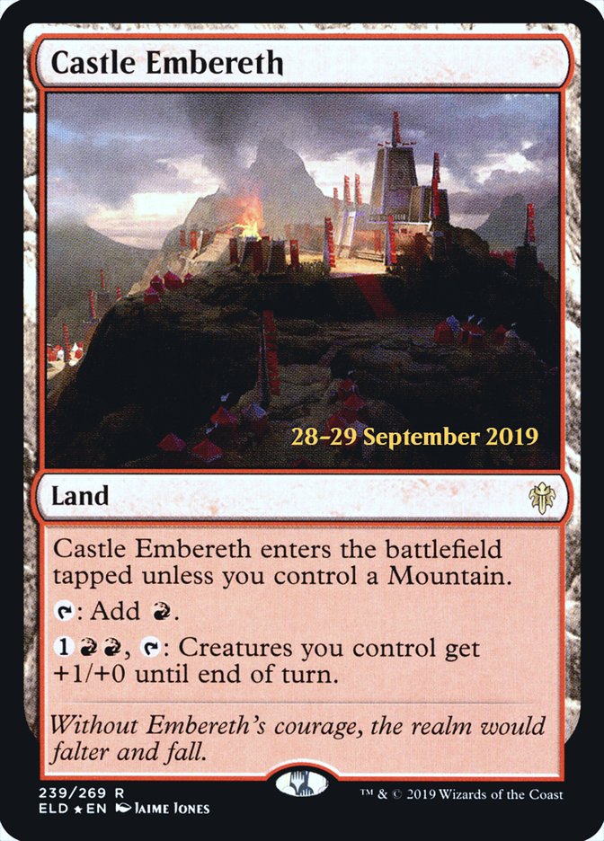 Castle Embereth [Throne of Eldraine Prerelease Promos] | Clutch Gaming