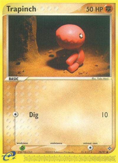 Trapinch (78/97) [EX: Dragon] | Clutch Gaming