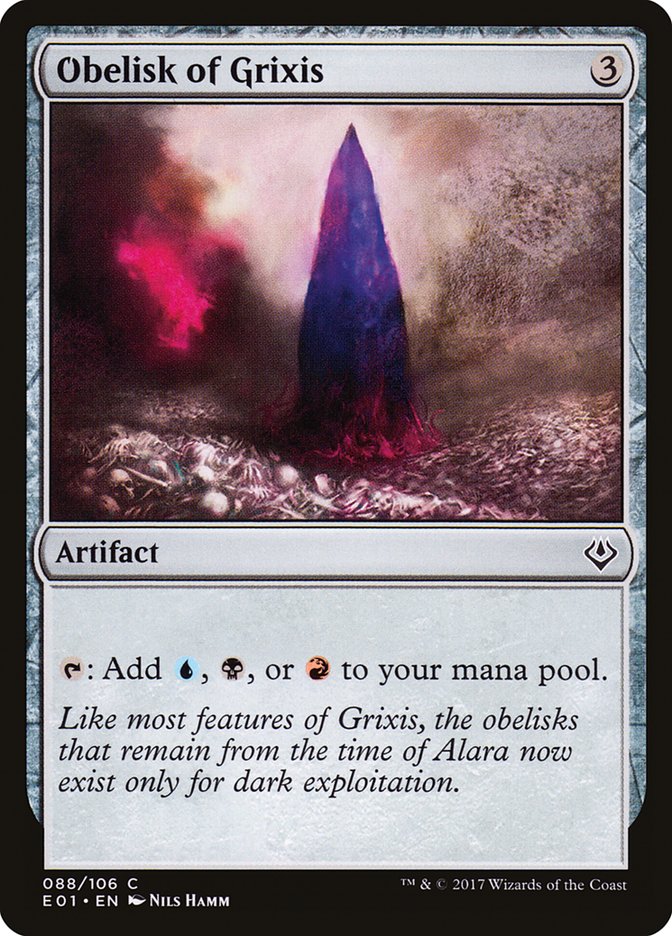 Obelisk of Grixis [Archenemy: Nicol Bolas] | Clutch Gaming