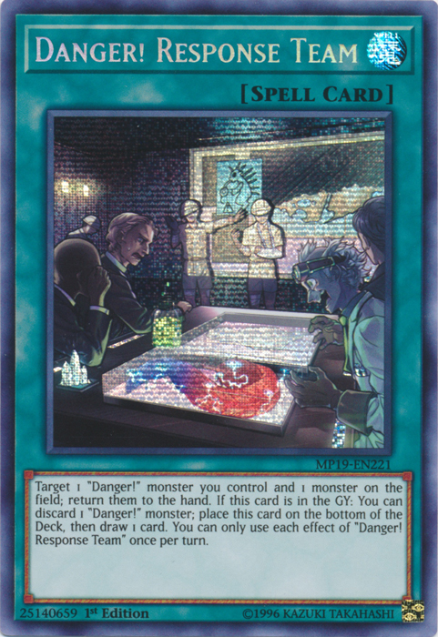 Danger! Response Team [MP19-EN221] Prismatic Secret Rare | Clutch Gaming