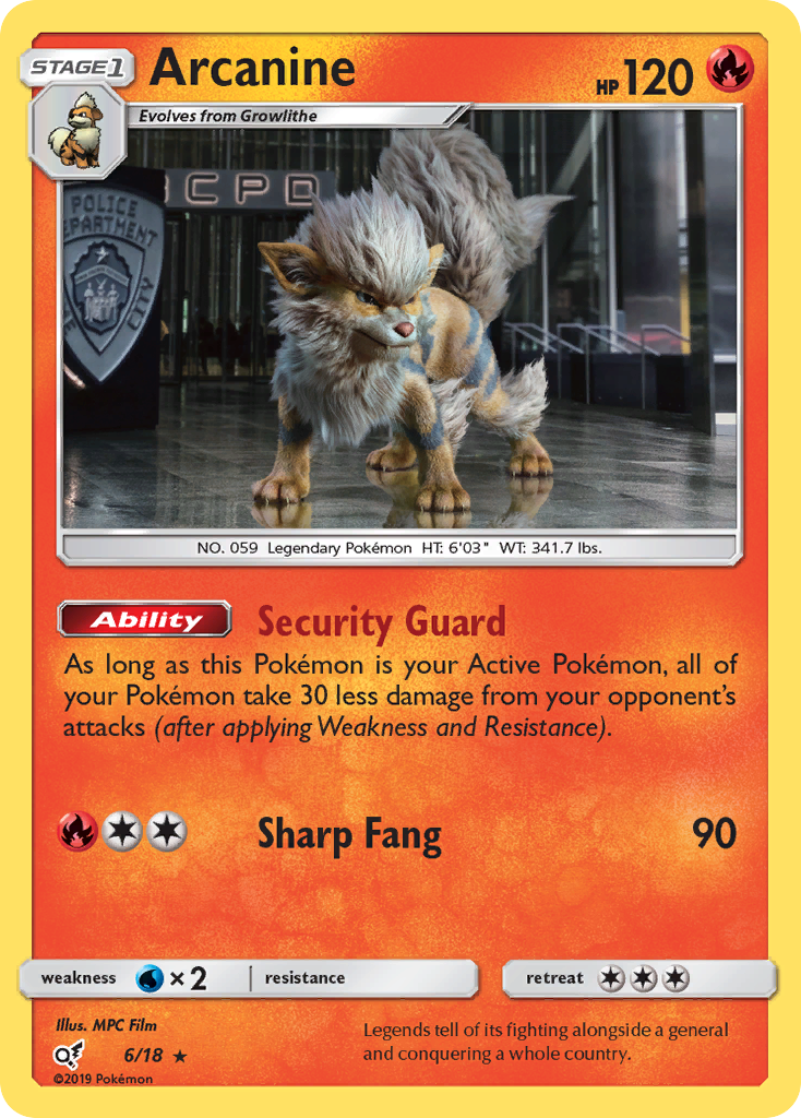 Arcanine (6/18) [Sun & Moon: Detective Pikachu] | Clutch Gaming