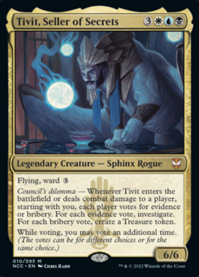 Tivit, Seller of Secrets [Streets of New Capenna Commander] | Clutch Gaming